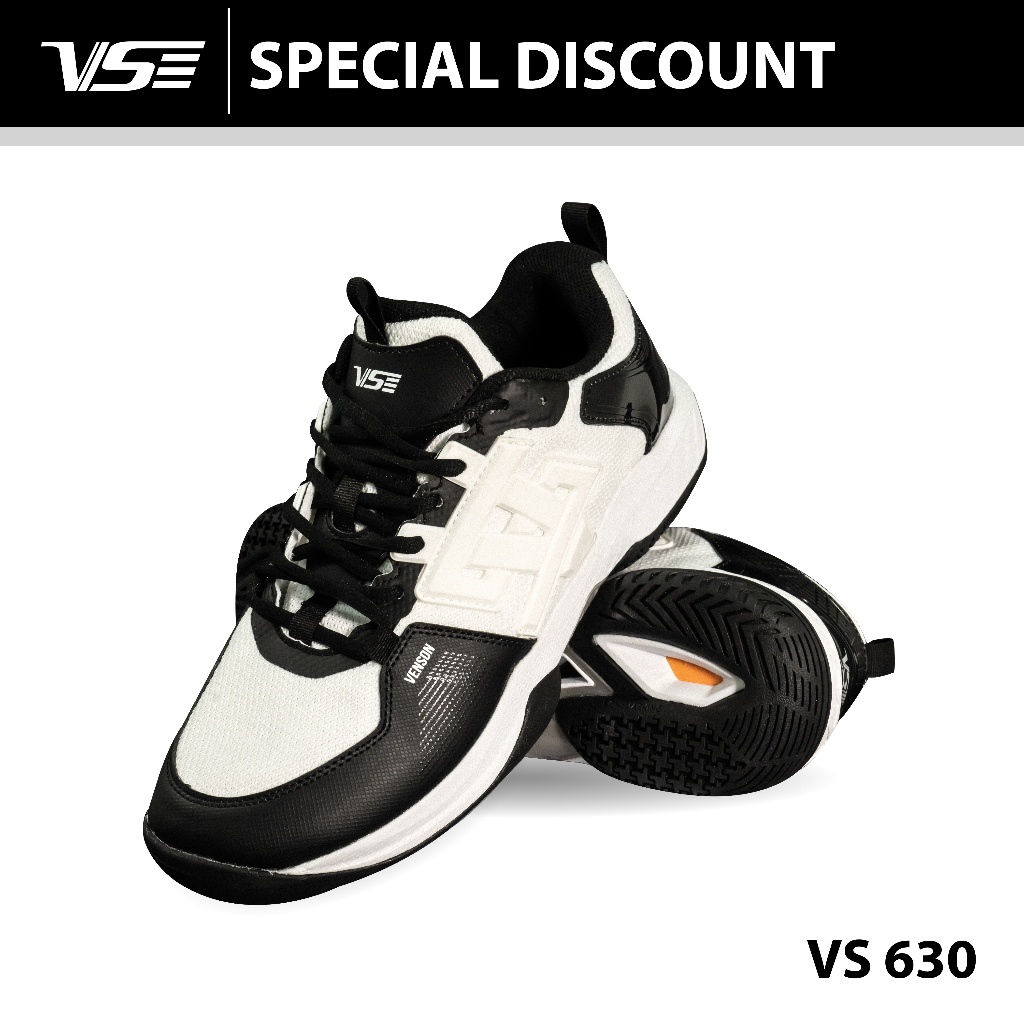 [4-9 ก.ค.69 คูปองลด60%] VS รองเท้ากีฬาแบดมินตัน รุ่น VS630 หน้ากว้าง (เท้าอูม เพิ่ม 1 ไซส์)