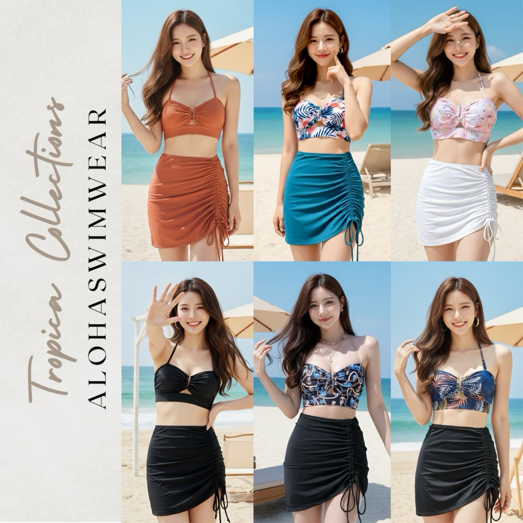 ชุดว่ายน้ำ 3 ชิ้น รุ่น Tropica x Aurora Collection รวม 14 เซ็ท