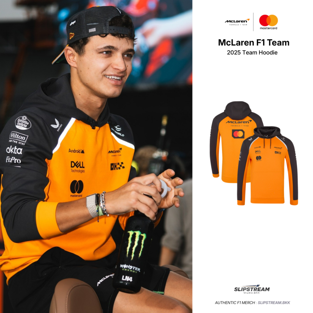 ( สินค้าพร้อมส่งจากไทย ) McLaren F1 2025 Team Hoodie
