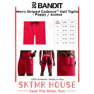 [พร้อมส่ง] กางเกงวิ่ง Bandit GridLock, Cadence, Superbeam Half Tight, Vento™ 3" Split Short, Vento™ 5" Training Short