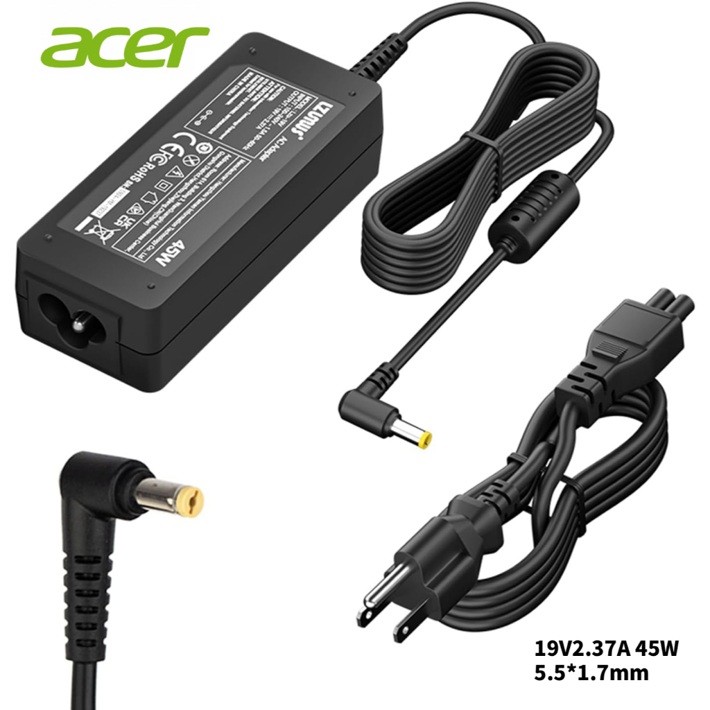 อะแดปเตอร์โน๊ตบุ๊ค Acer 19V 2.37A 45W 5.5*1.7mm  Aspire E E1-410 E1-422 Aspire 5 Laptop Adapter