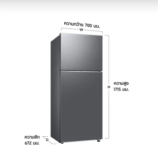[Pre-Order จัดส่งฟรี] SAMSUNG ตู้เย็น 2 ประตู 393 ลิตร/13.9 คิว RT38CG6020S9ST พร้อมด้วย All-Around Cooling