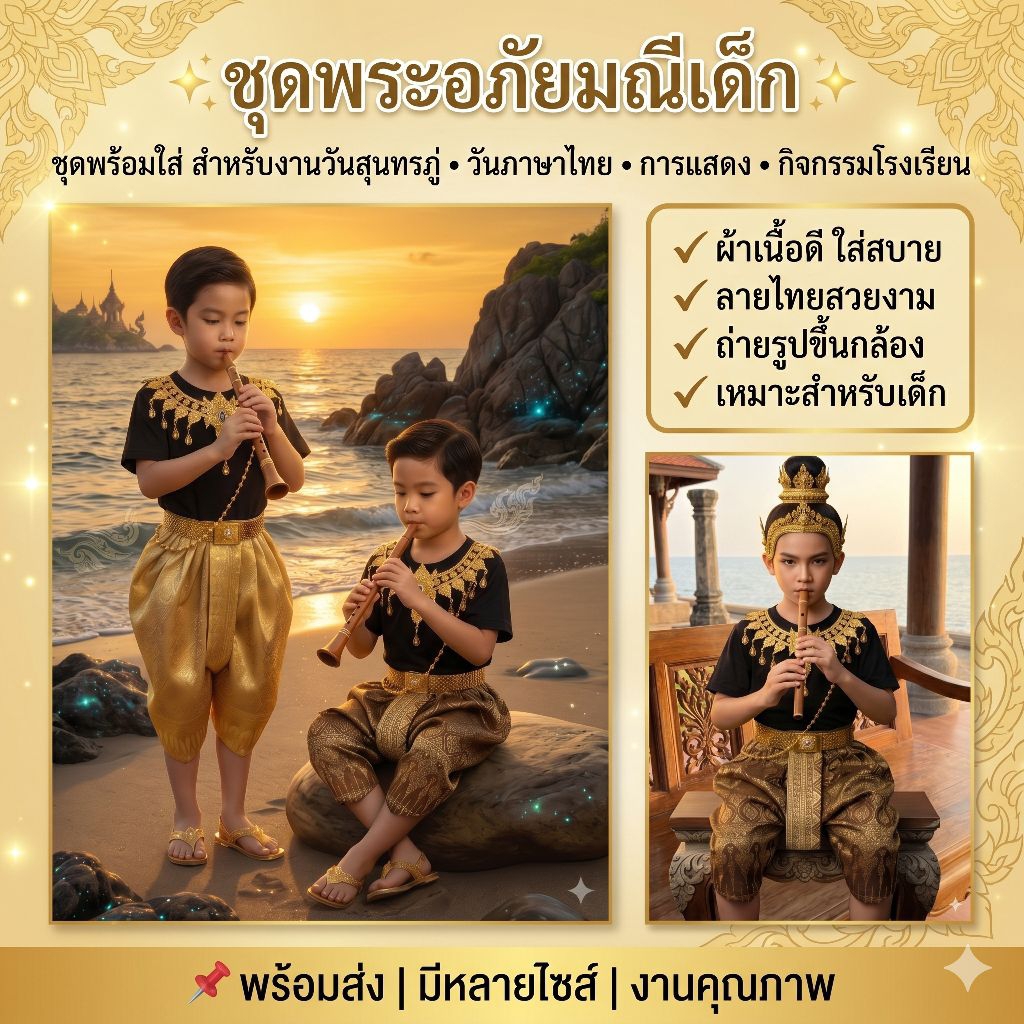 ชุดพระอภัยมณีเด็ก ชุดตัวละครในวรรณคดี ตะกร้านี้มีแบบแยกชิ้นนะคะ(PP)