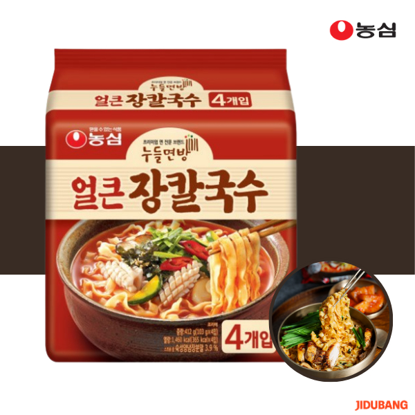 농심 장칼국수 Nongshim Jang Kalguksu (103g x 4) 1pack นงชิม จังคัลกุกซู รามยอน