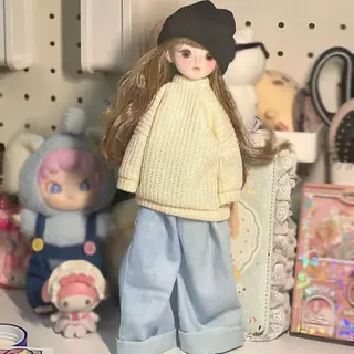 1/6 ตุ๊กตาและเสื้อผ้า 3D จําลอง 30 ซม. Eye Multi Joint DIY Dressing ของขวัญวันเกิดสำหรับเด็กผู้หญิง