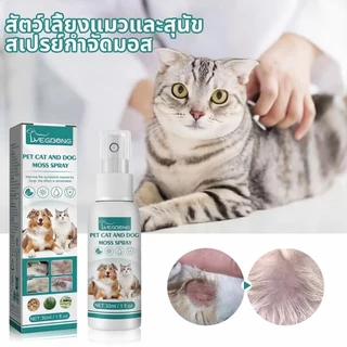 พร้อมจัดส่ง สเปรย์ผิวหนังสุนัขและแมว เชื้อรา กลาก เกลื้อน ขี้เรื้อน หายไว 30ml น้ำยาบำรุงผิวสัตว์เลี้ยง ส่วนผสมจากพืช.
