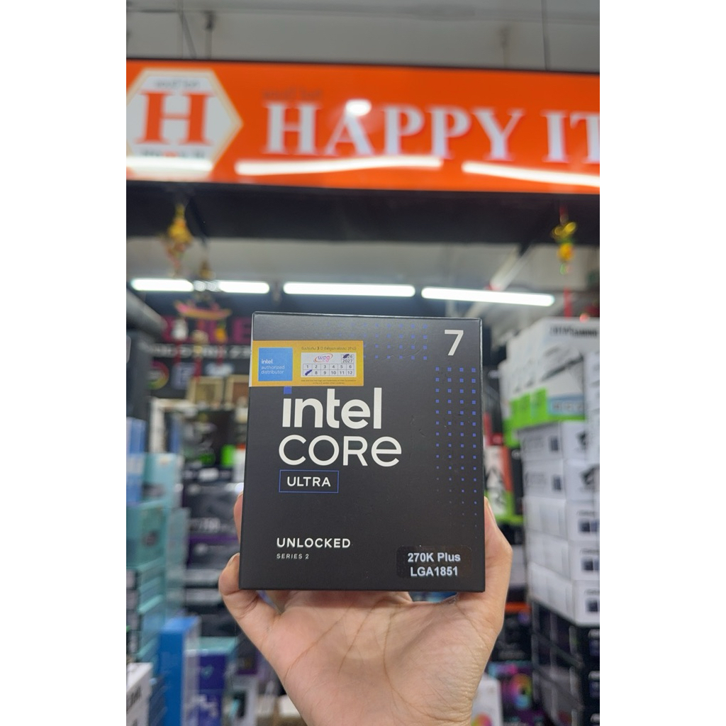 CPU Intel ULTRA i7-270K Plus LGA1851 (ไม่มีพัดลม)