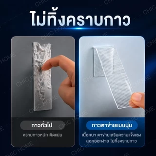 เทปกาวสองหน้าแบบนาโน เทปใสแรงยึดสูง ไม่ต้องเจาะผนัง ลอกออกไม่ทิ้งคราบ สำหรับออฟฟิศ โรงเรียน และงาน DIY