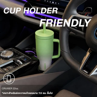 Corkcicle กระบอกน้ำ 22 oz (650 ml) Cruiser Tumbler | Dipped Neon Pink ชมพู | Keeps Cold เก็บเย็น 20hrs | แก้วพกพา