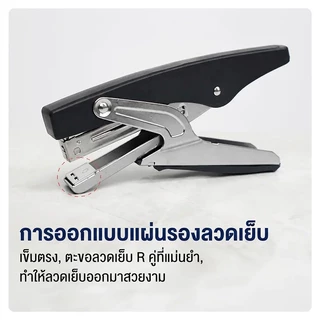 ที่เย็บกระดาษพกพา 14x4/16x5 ซม. สำหรับออฟฟิศ