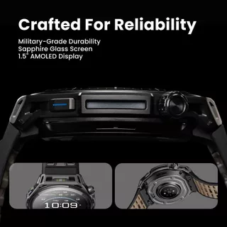 [ใหม่ล่าสุด] Amazfit Balance 3 สมาร์ทวอทช์ GPS 48mm จอ AMOLED Sapphire 1.5" แผนที่ออฟไลน์ 64GB แบต 21 วัน กันน้ำ 10ATM