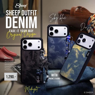 [Sheep Outfit For iPhone Denim Collection] SHEEP OUTFIT Denim Collection เคสสำหรับไอโฟน เดนิมยีนส์ มีMagnet ถอดฝาหลัง