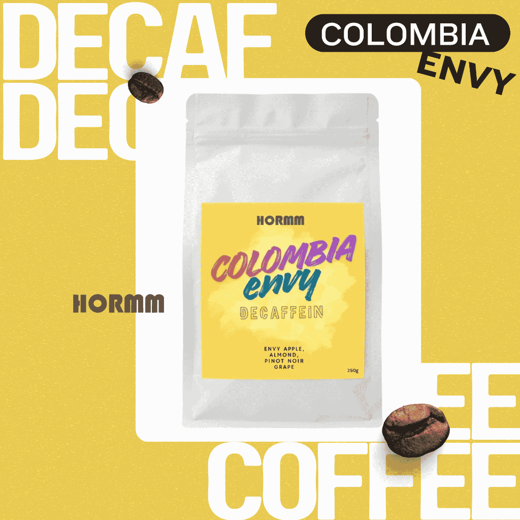 ขายดี!! กาแฟดีแคฟ มีคั่วกลางอ่อน 𝗖𝗼𝗹𝗼𝗺𝗯𝗶𝗮 𝗦𝗽𝗲𝗰𝗶𝗮𝗹 𝗴𝗿𝗮𝗱𝗲 - HORMM Selected decaf ENVY กลมกล่อมแบบพรีเมียม