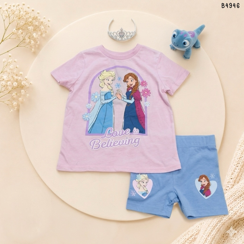 ชุดset 2 ชิ้น เสื้อ+กางเกง 𝐃𝐢𝐬𝐧𝐞𝐲1T-8T