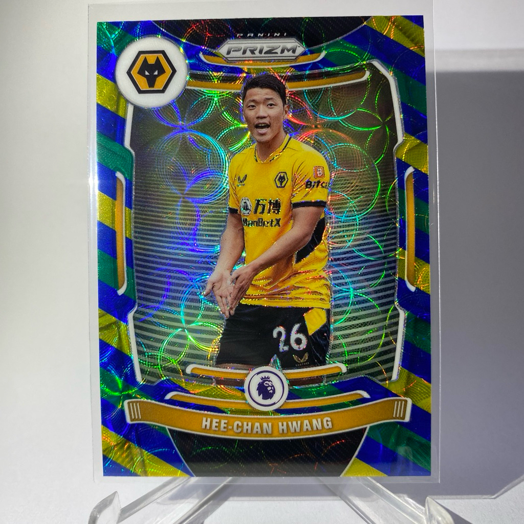 การ์ดนักฟุตบอล HEE-CHAN HWANG, WOLVERHAMPTON, (PRIZM), PANINI PRIZM 2021, No.57