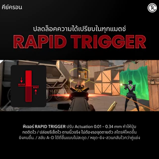 [มีส่งด่วน] Keychron C75 TMR 8K Wired Magnetic Keyboard Rapid Trigger Gasket mount ประกันศูนย์ไทย 2 ปี