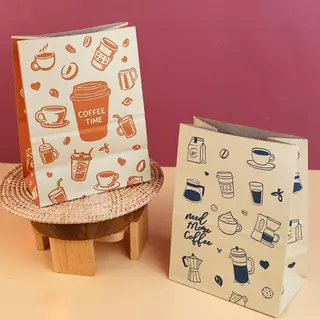 Boxjourney ถุงกาแฟ คละลาย 13x8x18 ซม. (100 ใบ/แพ็ค)