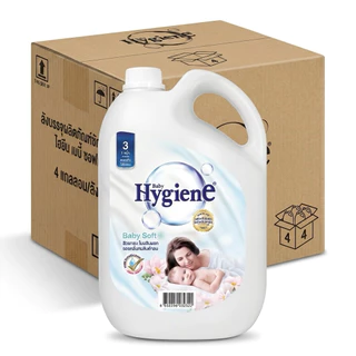 ( ยกลังx4 แกลลอน) Hygiene ผลิตภัณฑ์ ปรับผ้านุ่มไฮยีน แกลลอน ขนาด 2800มล.