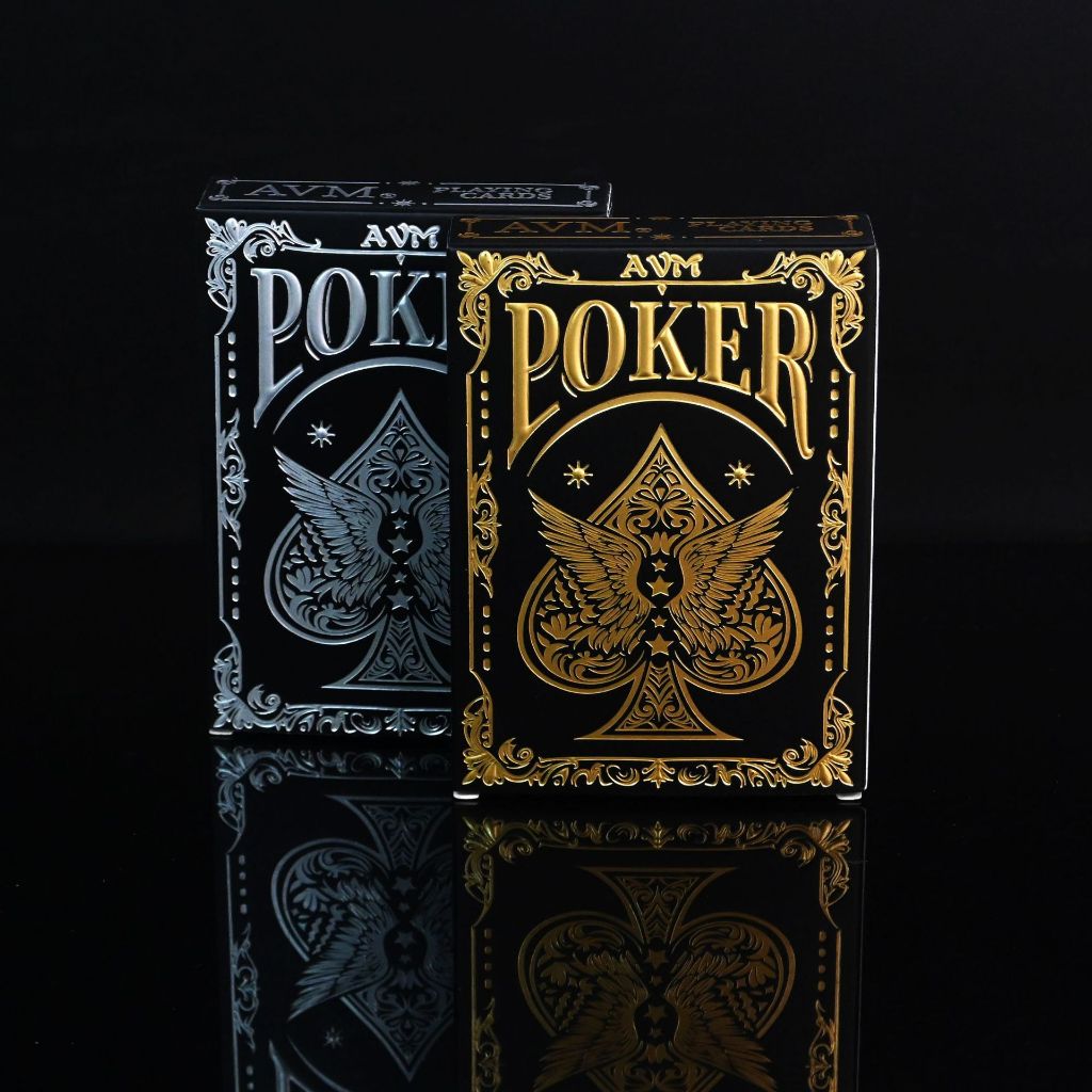 พร้อมแล้ว จัดส่งด่วน พลาสติกคุณภาพสูง สีทอง เกมบนโต๊ะ การ์ด magic card