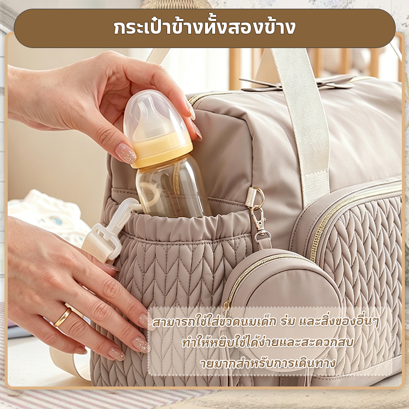 กระเป๋าเตรียมคลอด กระเป๋าเดินทางใบใหญ่ กันน้ำได้ รูปที่ 6