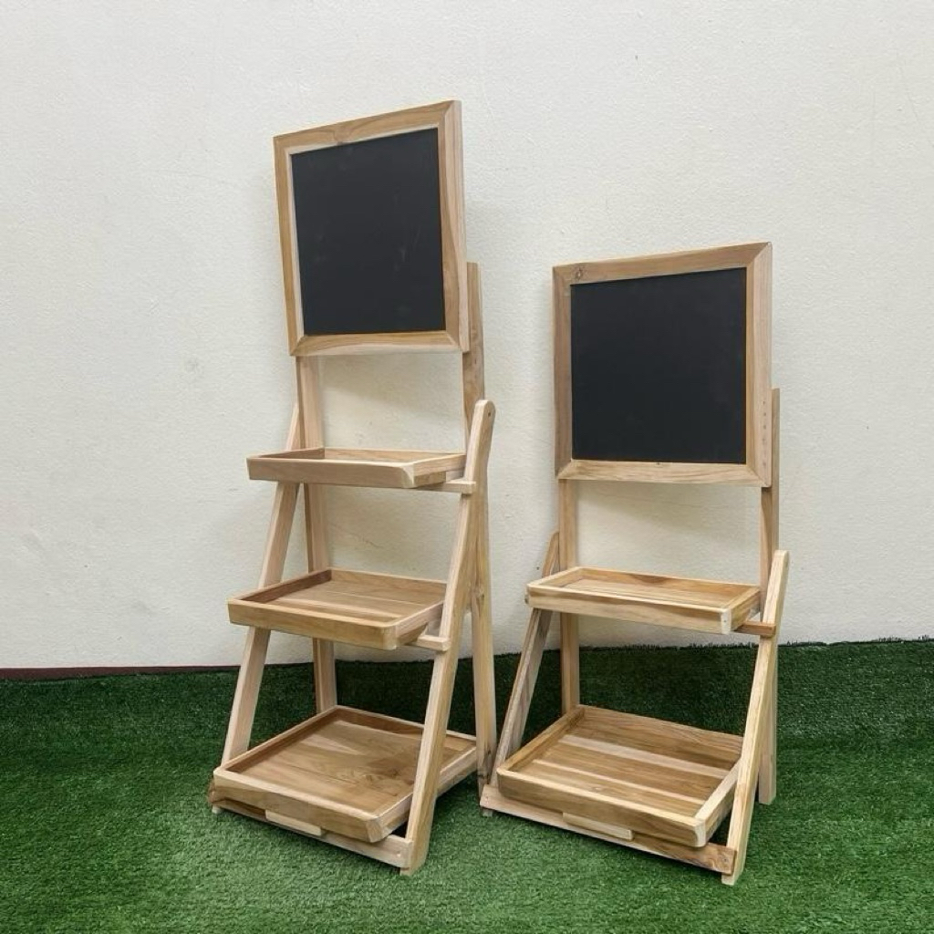 ชั้นวางของมีกระดานดำ 2ชั้น และ 3ชั้น