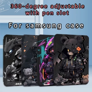 rotation zc834 สำหรับ for samsung galaxy Tab A9 CASE A11 8.7 Plus S9/S9FE/S10/S10FE/ S10 LITE