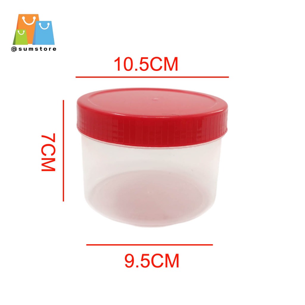 ขวดโหลใหญ่ ฝาสีเเดง คละสี รุ่น SM529