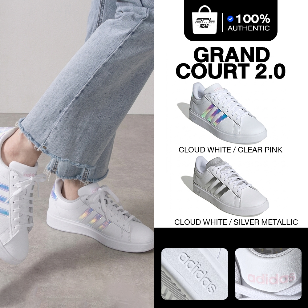 Adidas Collection อาดิดาส รองเท้าผ้าใบ รองเท้าแฟชั่น W Grand Court 2.0 ID4485 / ID2989 (2500)