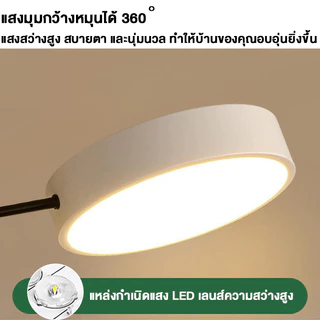GOGEOUS โคมไฟเพดาน LED ไฟ3สี ขาวสว่าง/แสงธรรมชาติ/แสงอุ่น ไฟติดเพดาน ไฟห้องนอน ห้องนั่งเล่น ห้องทำงาน