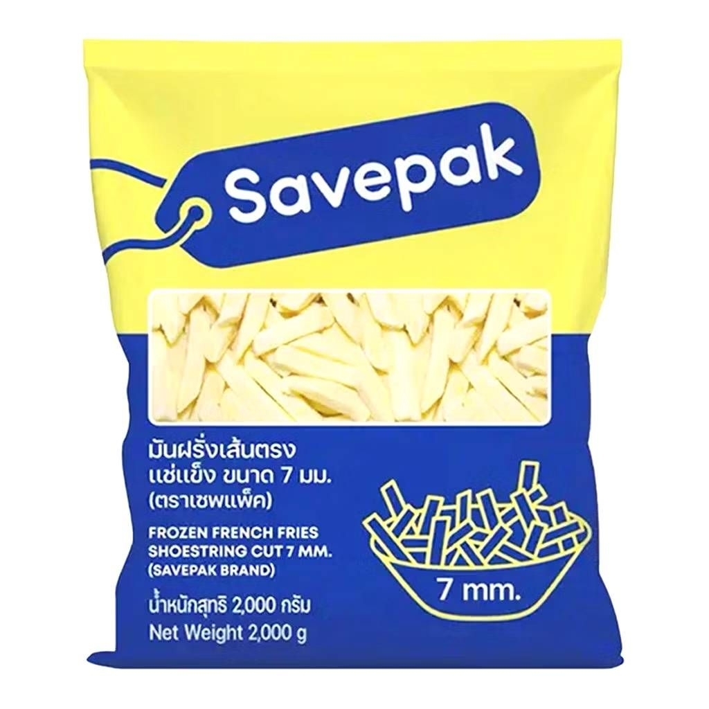 เฟรนซ์ฟรายส์ 7 mm. ถุงละ 2 kg. คละชิ้นอื่นได้ครับ