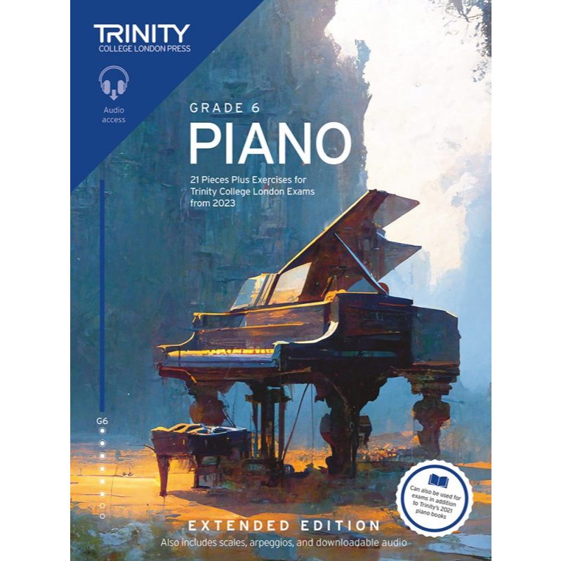 Trinity Piano Exam Pieces Plus Exercises (Extended Edition) from 2023: Grade 6 (TCL032058)