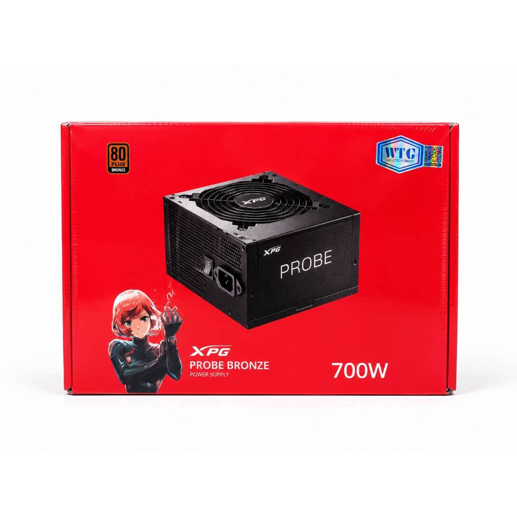 พาวเวอร์ซัพพลาย XPG PROBE BRONZE 700W 80 PLUS Bronze (PSU)