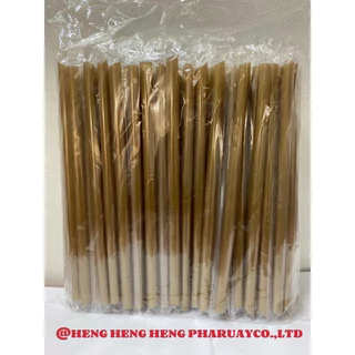 หลอดมุก หุ้มฟิมล์ ยาว 25 เซ็น ยกลัง (2000เส้น) 20ห่อ ยี่ห้อลัคกี้แทค