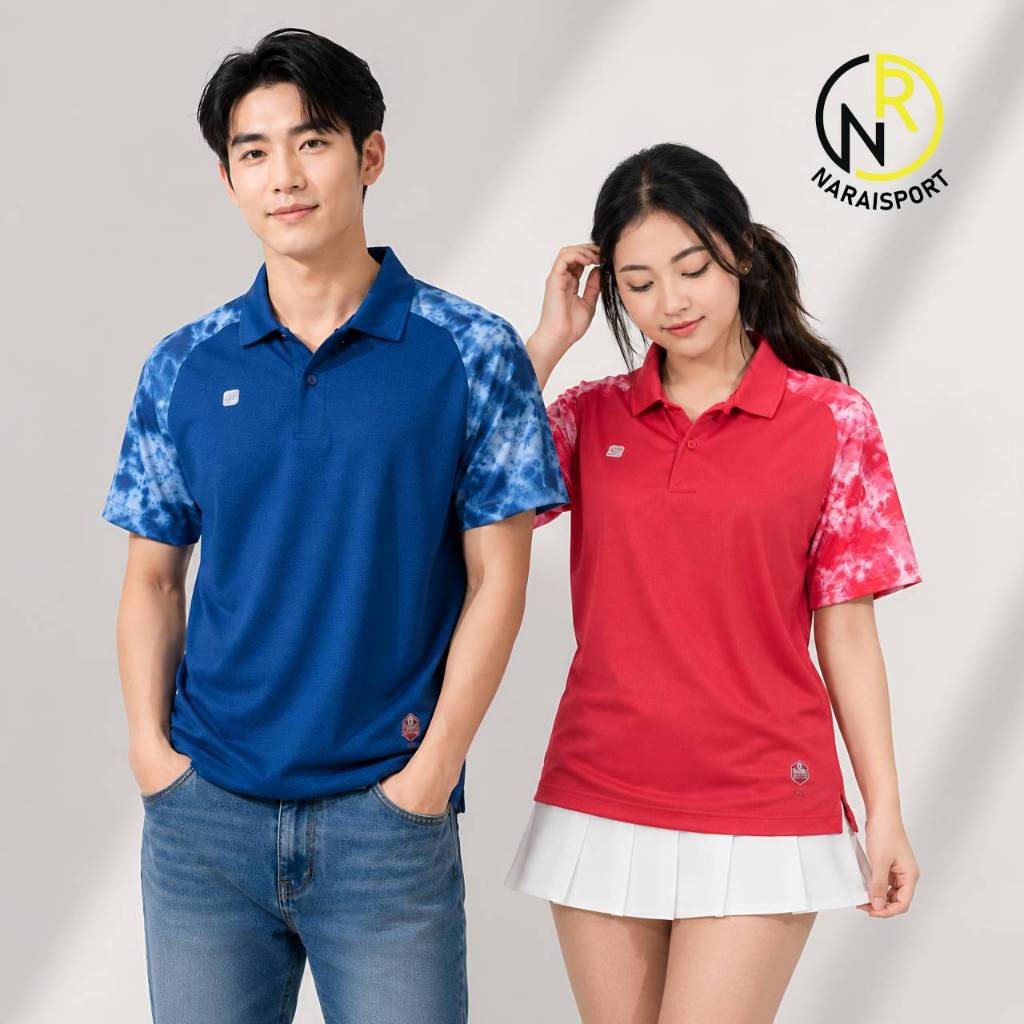 *****ของแท้ส่งไว*** EGO SPORT TT001 THAI TONE เสื้อโปโลแต่งแขนลายมัดย้อม เสื้อโปโล เสื้อกีฬาสวยๆ
