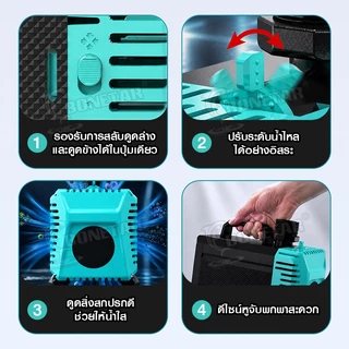 BONETAR ปั๊มน้ำบ่อปลา BT-5200 PRO/BT-7200 PRO ปั๊มน้ำ2026 ประหยัดไฟ ปรับน้ำได้ จุ่มน้ำ/ใช้นอกน้ำ