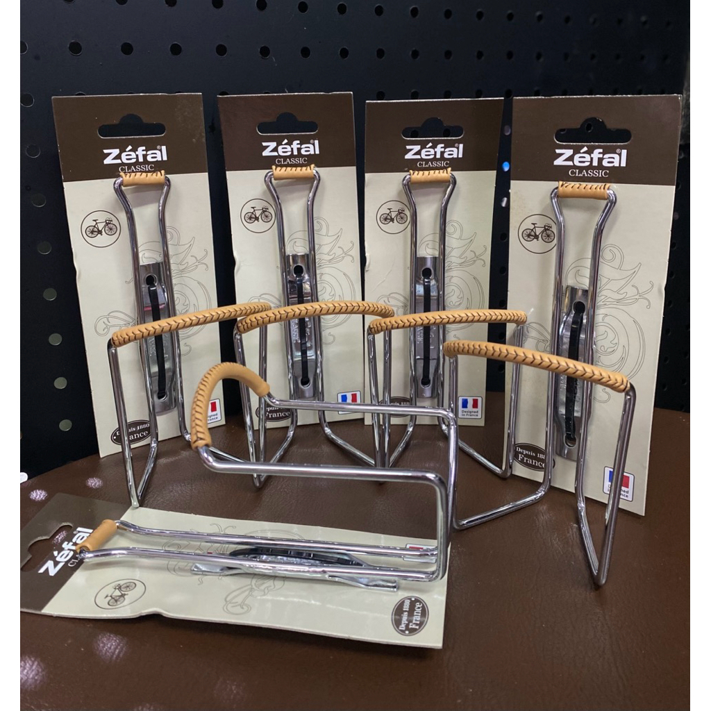 ✨🚲Zefal CLASSIC CHROMED STEEL Bottle Cage 🇫🇷โครงกระติก ขากระติก ขวดน้ำจักรยานวินเทจ