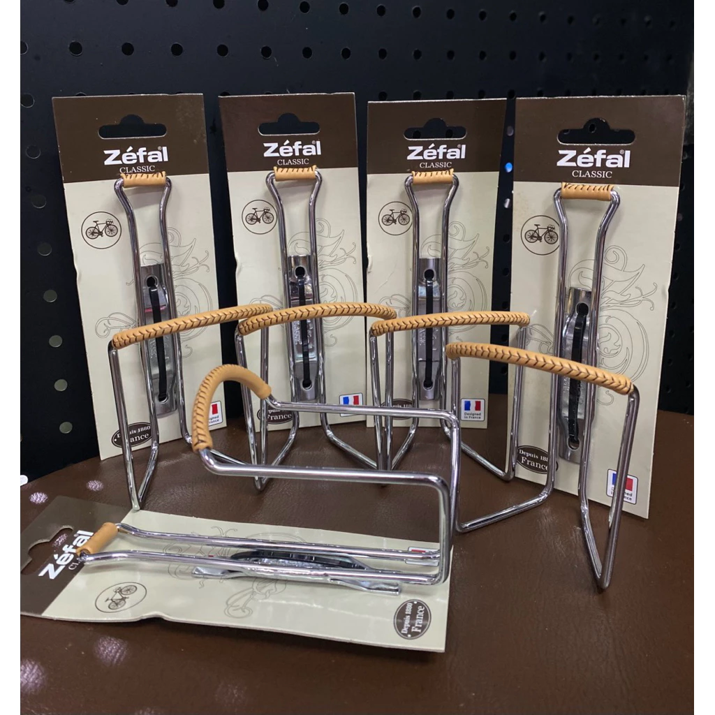 ✨🚲Zefal CLASSIC CHROMED STEEL Bottle Cage 🇫🇷โครงกระติก ขากระติก ขวดน้ำจักรยานวินเทจ