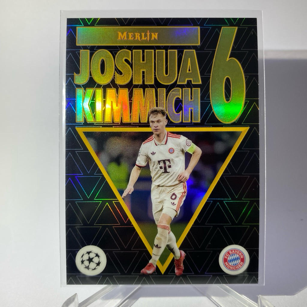 การ์ดนักฟุตบอล JOSHUA KIMMICH, BAYERN MUNCHEN, THIRTIETH ANNIVERSARY, TOPPS MERLIN 2025