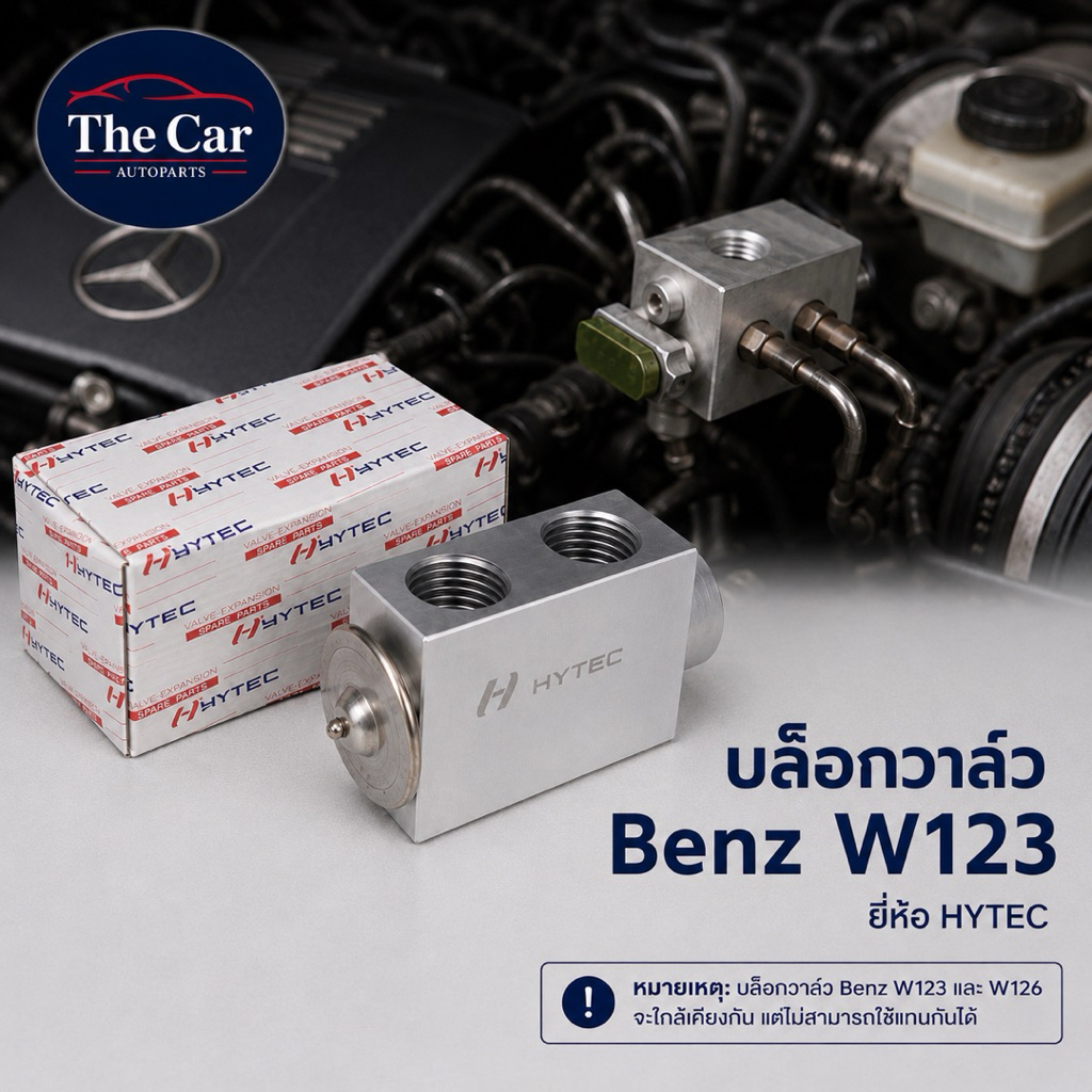 บล็อกวาล์ว วาล์วแอร์ Benz W123