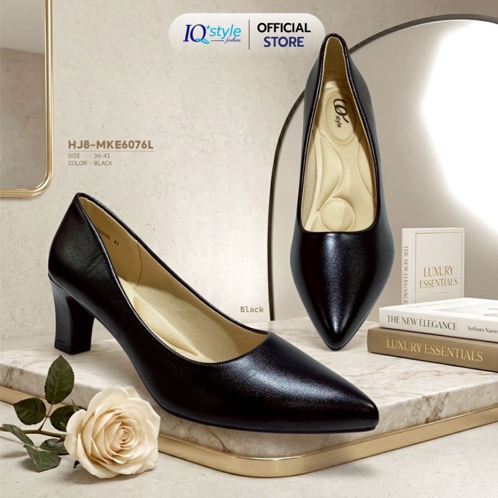 IQ STYLE รองเท้าคัทชูผู้หญิง ทางการ รหัสHJ8-MKE6076L