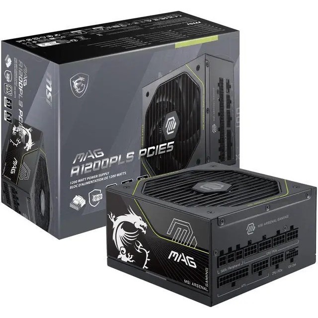 MSI MAG A1200PLS PCIE5 Power Supply