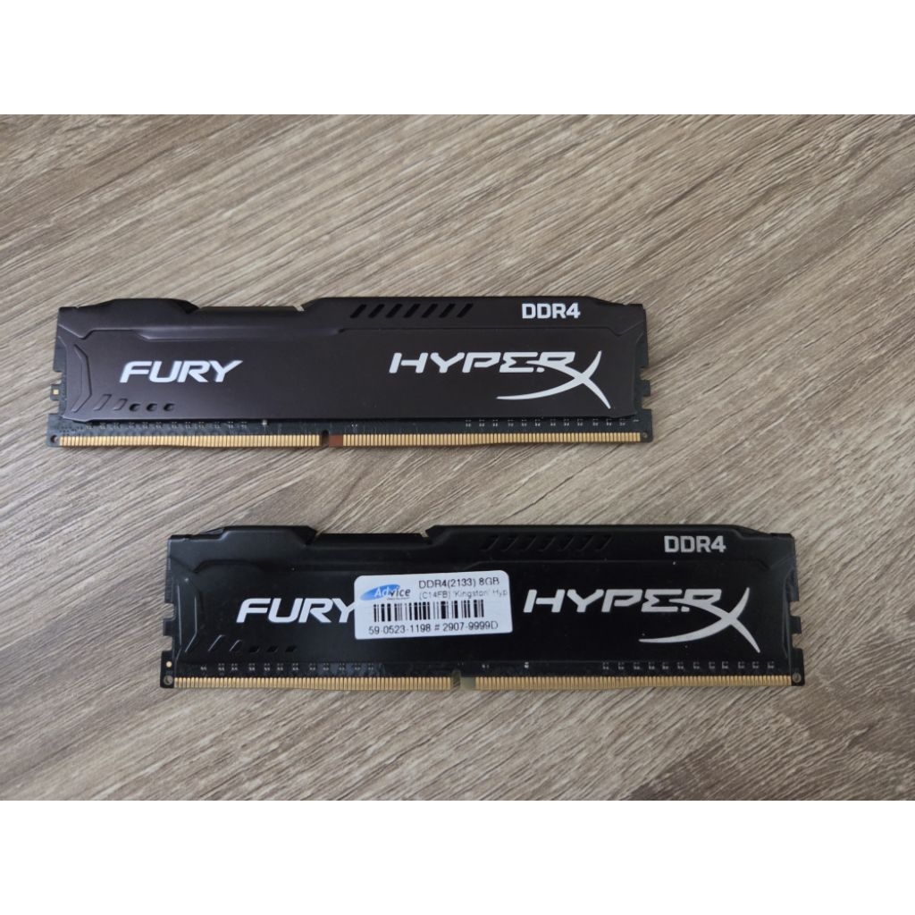 Kingston HyperX Fury 4GB 2133mhz DDR4