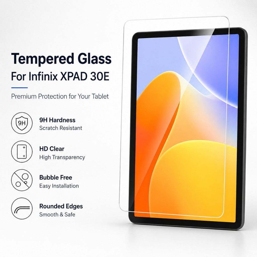ฟิล์มกระจก สำหรับ อินฟินิกซ์ เอ็กซ์แพด 30อี Tempered Glass Screen Protector For Infinix Xpad 30E (11.0)