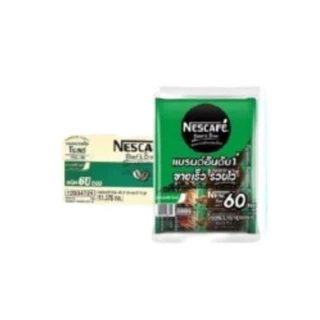 เนสกาแฟ 3 in 1 แพ็กใหญ่ 60 ซอง Nescafe Blend & Brew ริชอโรม่า / เอสเปรสโซโรสต์ พร้อมส่ง ของแท้ 100%