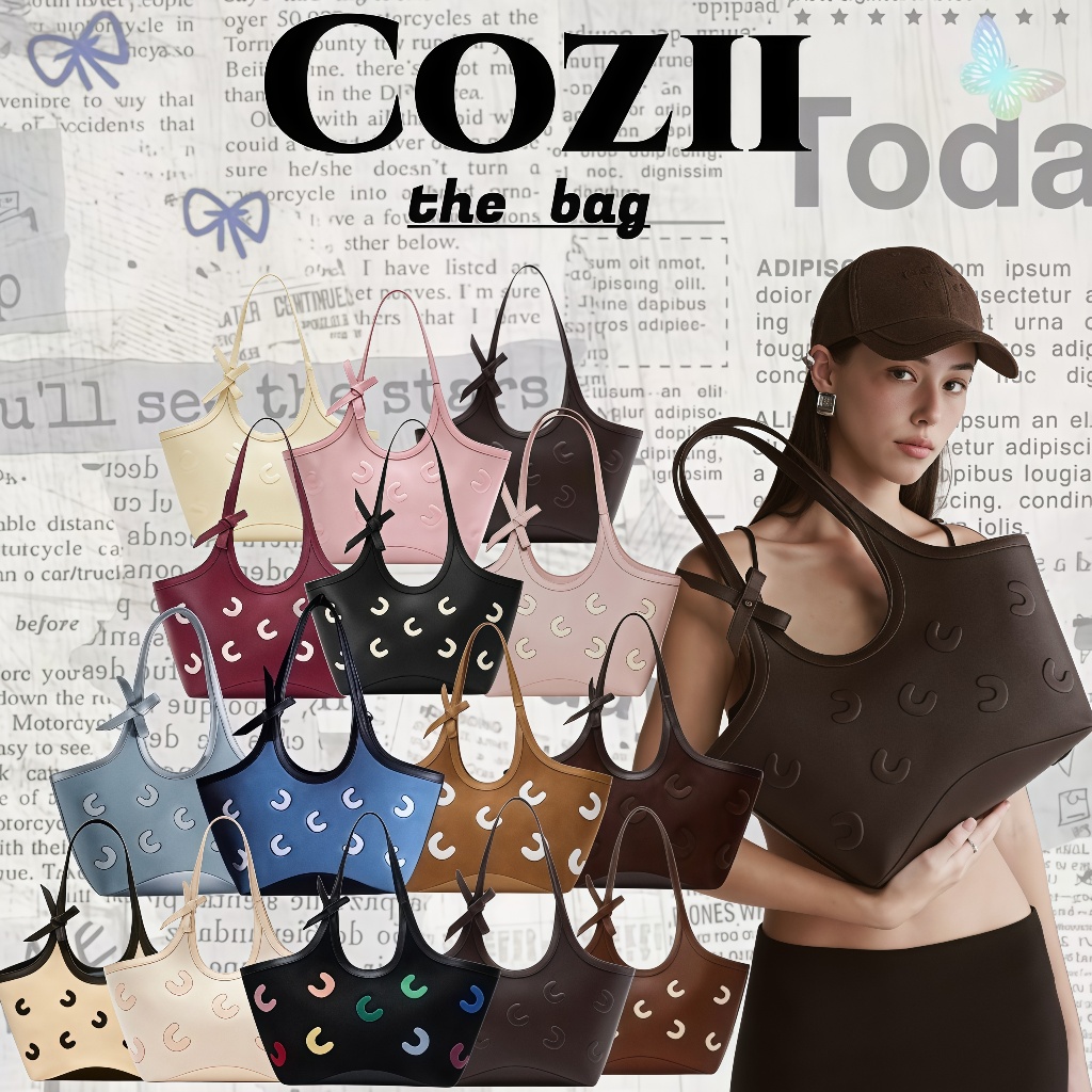 Cozii Small Colbie กระเป๋าโท้ท สะพายไหล่ | ของแท้100% พร้อมส่ง