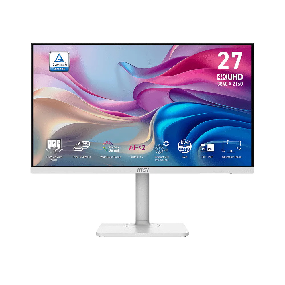MONITOR (จอมอนิเตอร์) MSI Modern MD272UPHW 27" 4K UHD 3840 x 2160 DisplayHDR 400