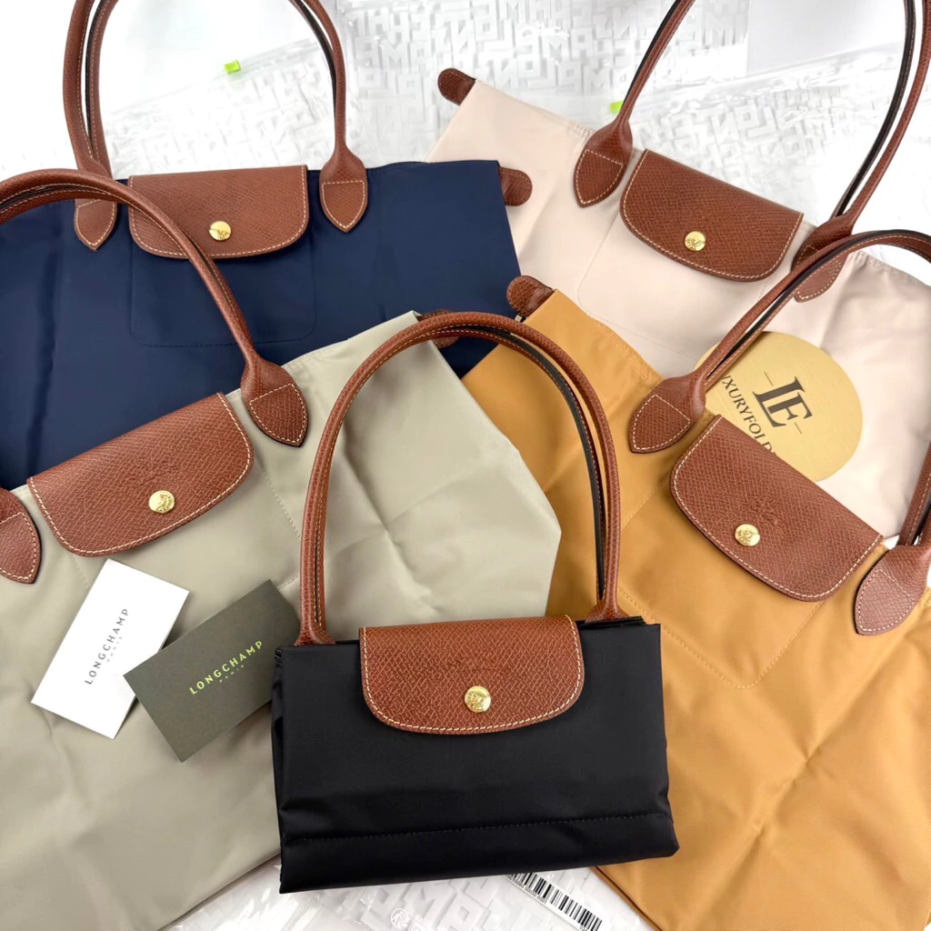 Longchamp Le Pliage Original Tote bag-Recycled canvas size M ของแท้ 100%