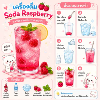 น้ำหวานกลิ่นราสเบอร์รี่ ให้ความรู้สึกหอมหวาน ไซรัป ฝาเงิน 5 ดาว น้ำเชื่อม 60ml 3 ขวด จัดส่งด่วน⚡️