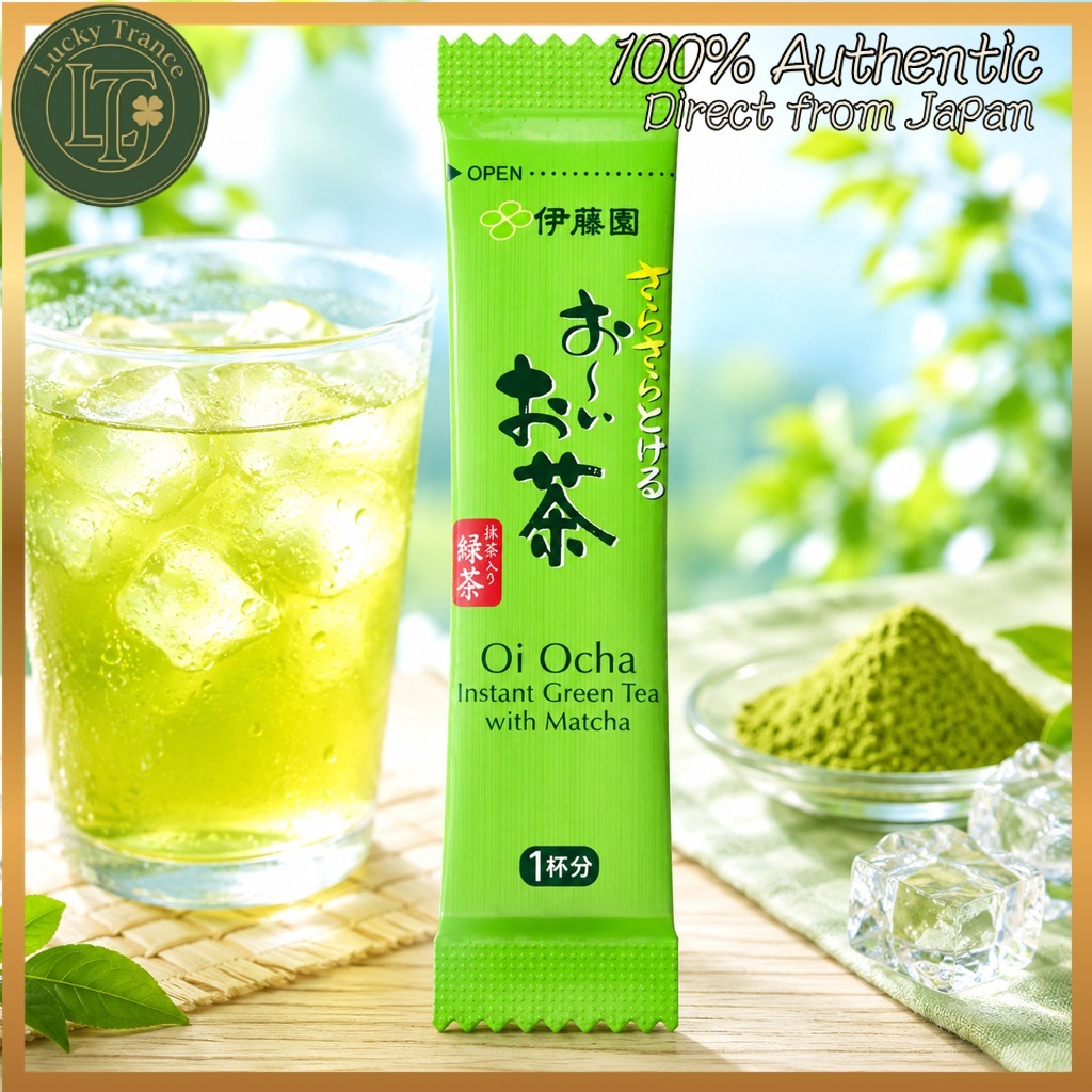 ชาเขียวมัทฉะผสมผงสำเร็จรูป Ito En Oi Ocha แบบแท่ง 0.8 กรัม × 1 แท่ง [คุณภาพพรีเมียมจากญี่ปุ่น]