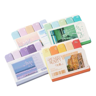 <พร้อมส่ง> โน๊ตกาวแถบ โทนสี กระดาษ ( 200แผ่น ) 15แบบ Sticky Note กระดาษโน๊ตกาว เครื่องเขียน